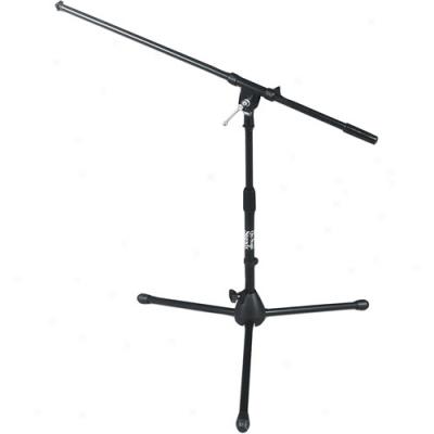 On-stage Short Tripod Boom Microphone Stand, Black