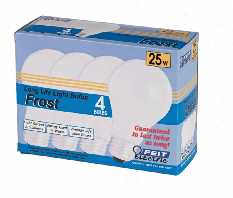 25-watt Frost 4-pack Light Bulbs (25127)