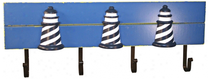 3 Lighthouses Wall Hooks (f3985)