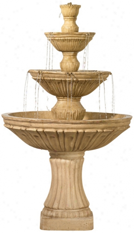 3-tier Classic Floir Fountain (r6052)