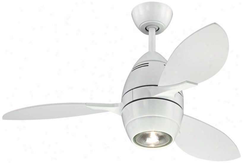 36"C asa Viena Revolve White Ceiling Fan (u8972)