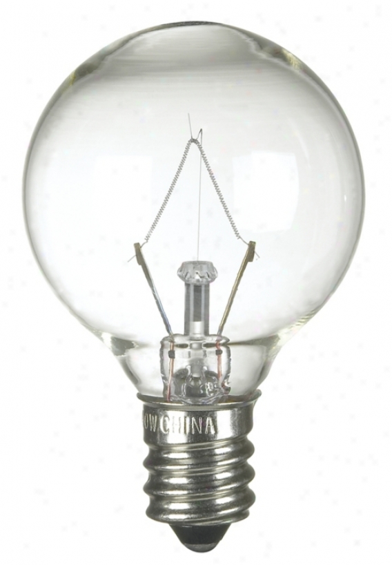 40-watt G-11 Krypton Clear Candelabra Base Light Bulb (68620)