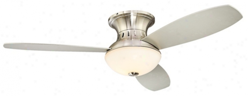 44" Encore&#8482; Possini Euro Silver Hugger Ceiling Fan (k8775)