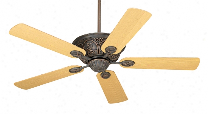 52" Casa Contessa&#8482; Bronze Light Oak Blades Ceiling Fab (55878-00128)