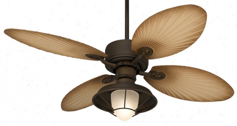 52" Casa Vieja Aerostat Palm Outdoor Ceiling Fan (v0201-v0206-v0211)