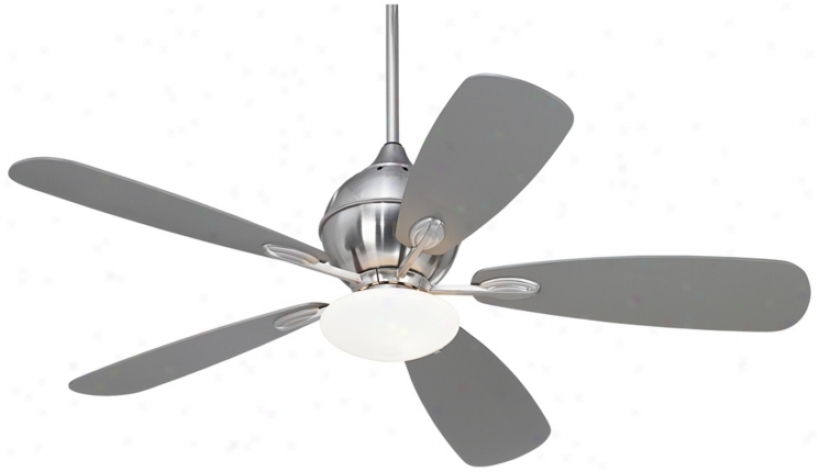 52" Casa Vieja Croma Brushed Nickel Ceiling Fan (r0O77)