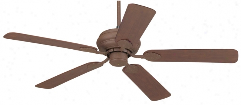 52" Casa Vieja Tropical Rust Finish Ceiling Fan (53438-24789)