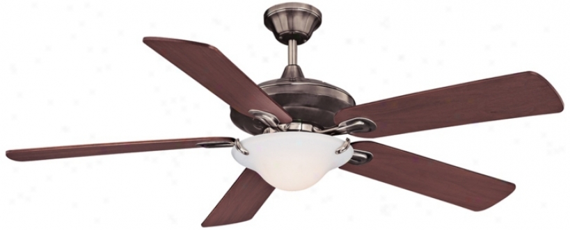 52" Savoy House Macon Brushed Pewter Finish Ceiling Fan (n5201)