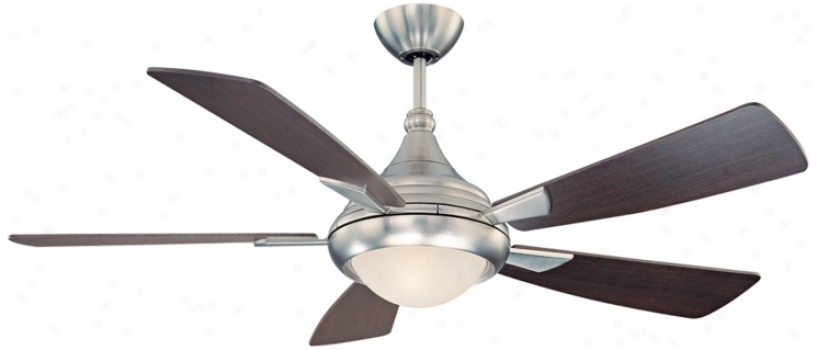 54" Savoy House Zephyr Satin Nickel Finish Ceiling Fan (n5184)