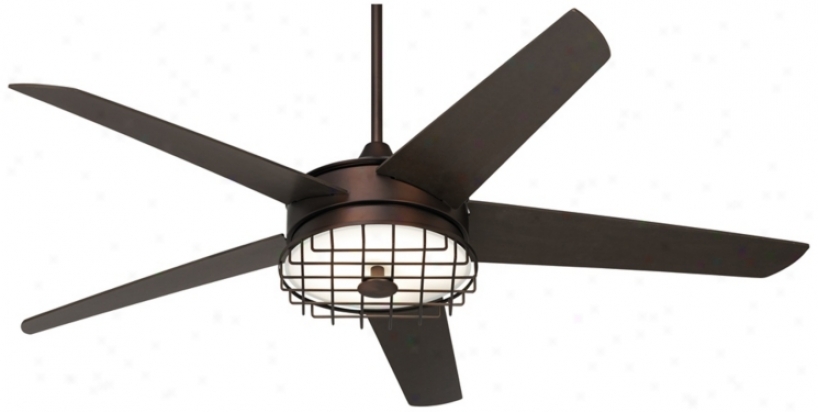 60" Possini Euro Edge Ii Oil-rubbed Bronze Ceiling Fan (u9570)