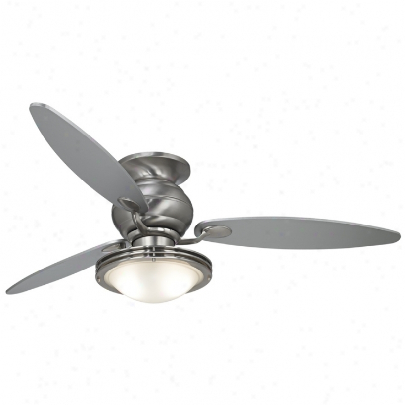 60" Spyder Hugger Hardness Ceiling Fan With Frosted Light Kit (r4214-t2684-v0169)