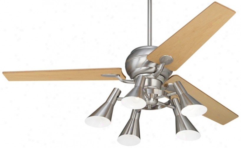 60" Spyder&#8482; Steel Maple Blades 5-light Ceiling Fan (r2181-r2490-r1737)