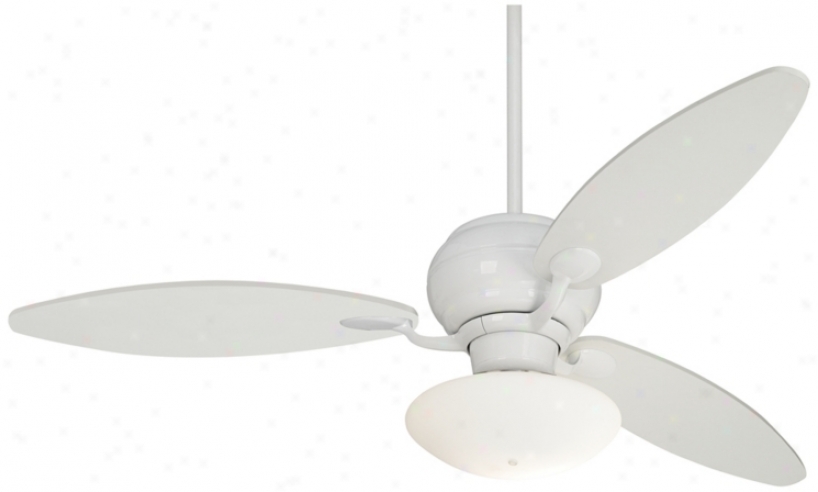 60" Spyder&#8482; White Ceiling Fan With Light Kit (r2182-r2443-r2156)