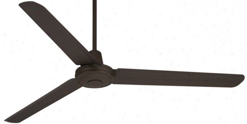 60" Turbina Oil-rubbed Bronze Ceiling Fan (u4514)