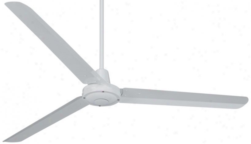 60"T urrbina White Ceiling Fan (u4515)