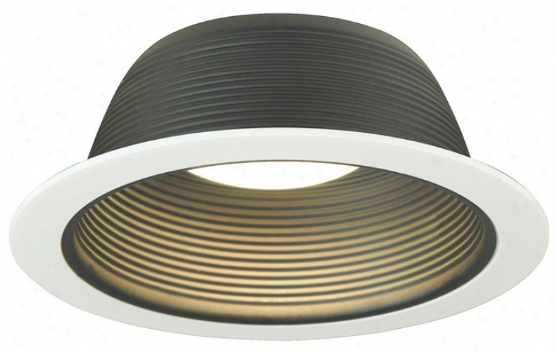 6" Line Voltage R40 Baffle Trim (07786)