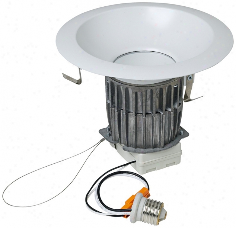 6" White 15 Watt Led Line Voltage Recessed Light State (n9285)