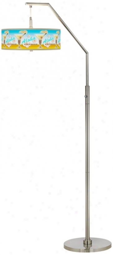 Aloha Lounge Gicl3e Shads Arc Floor Lamp (h5361-w8743)