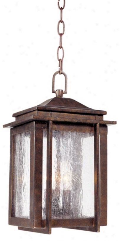 Ameriican Bungalow 15 1/2" High Outdoor Hanging Light (24068)