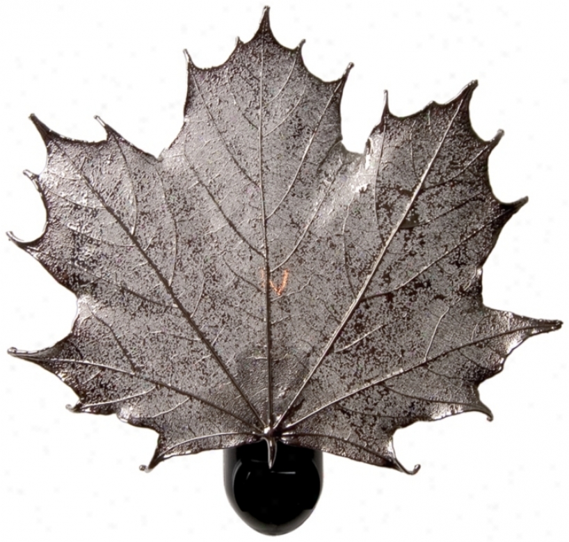 Antique White Real Leaf Sugar Maple Night Light (20159)