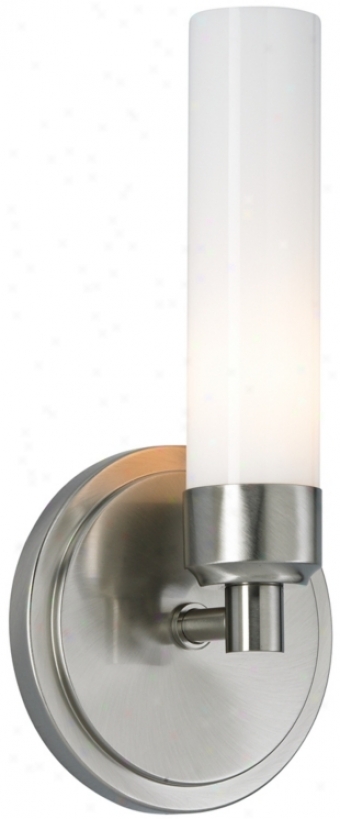 Anya Brushed Nickel Axa 11 3/8" High Bath Sconce (83405)