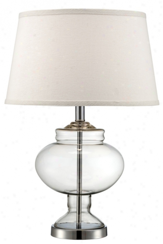 Apothecary Urn 24" High Clear Glass Table Lamp (v2847)