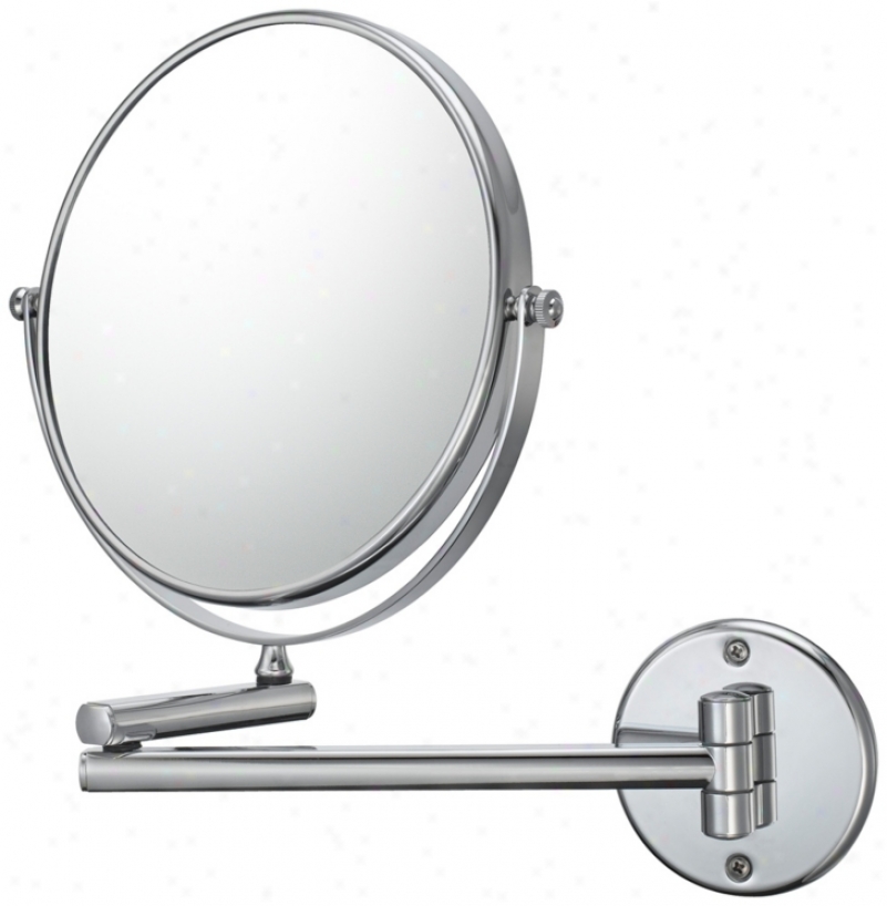 Aptations Chrome Double Arm Vanity Wall Mirror (y4456)