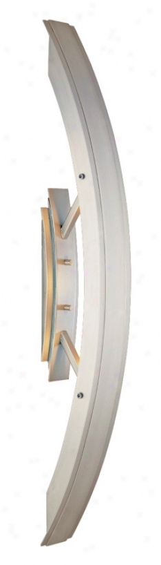 Arch Satin Aluminum 24 1/4" High Ada Outfoor Wall Easy  (h0751)