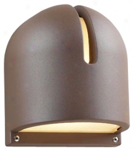 rAchitectural Brpnze Finish 9" Violent Outd0or Wall Light (h4532)