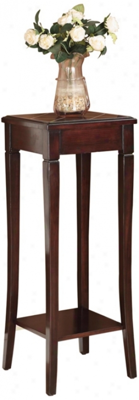 Argyle Large Walnut Plant Stand (w9138)