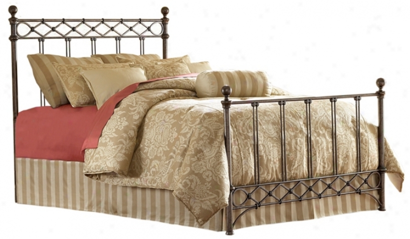 Argyle Metal Poster Bed (king) (p8290)