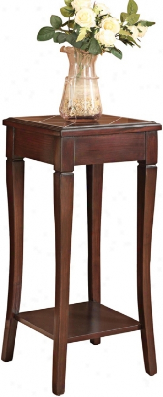 Argyle Small Walnut Plant Stand (w9137)