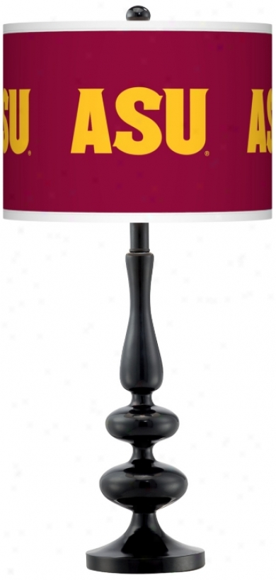 Arizona Express  University Gloss Black Table Lamp (n5714-y3369)