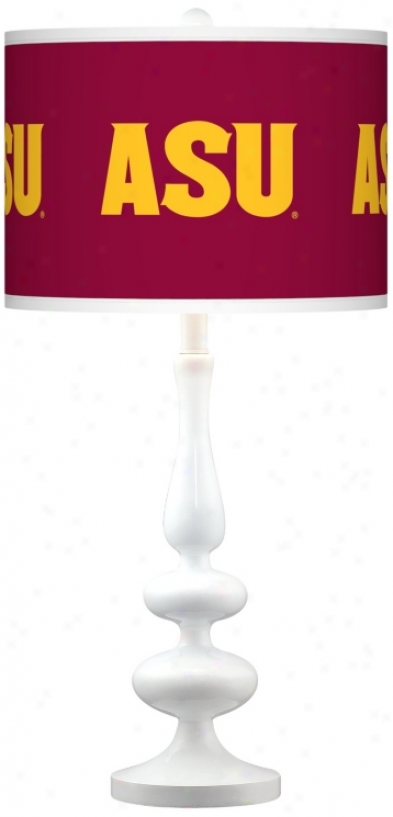 Arizona State University Gloss White Table Lamp (n5729-y3325)