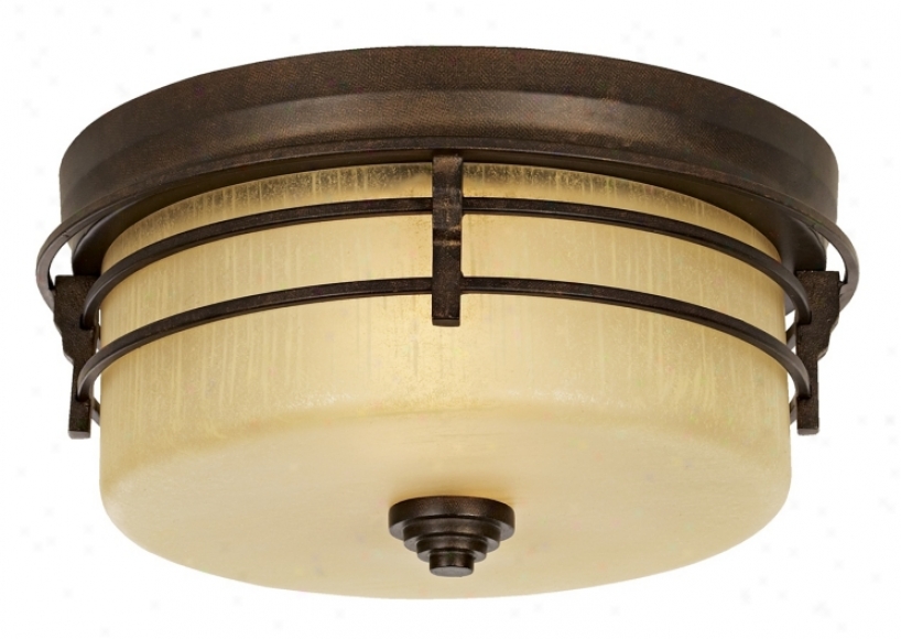 Arroyo Park 14" Wide Indoor - Exterior Ceiling Light (69520)