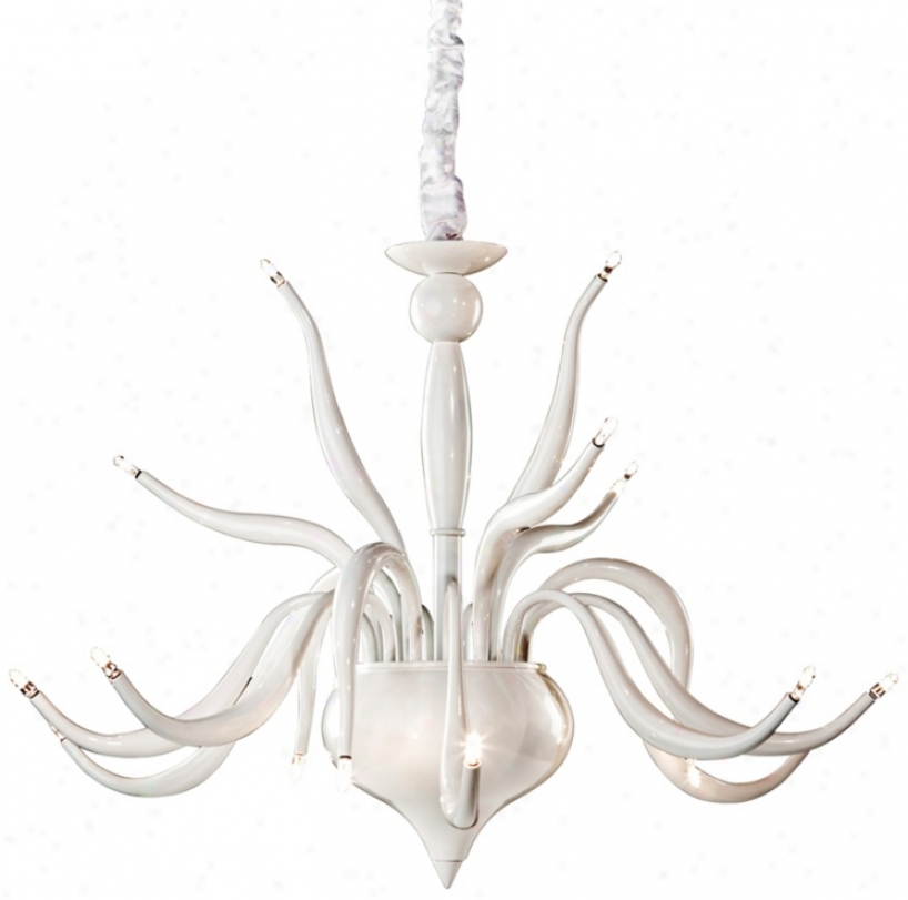 Artcraft Baby Swan 30" Wide White Chandelier (x2586)