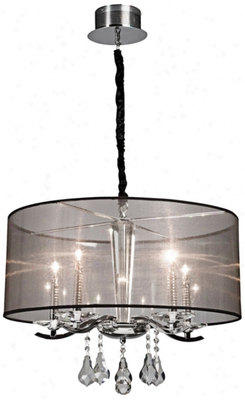 Artcraft Contessa 15" Wide Chrome Chandelier (w4289)