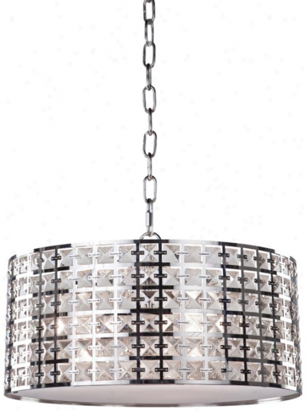 Artcraft Coventry14 3/4" Spacious Chrome Pendant Light (x2584)