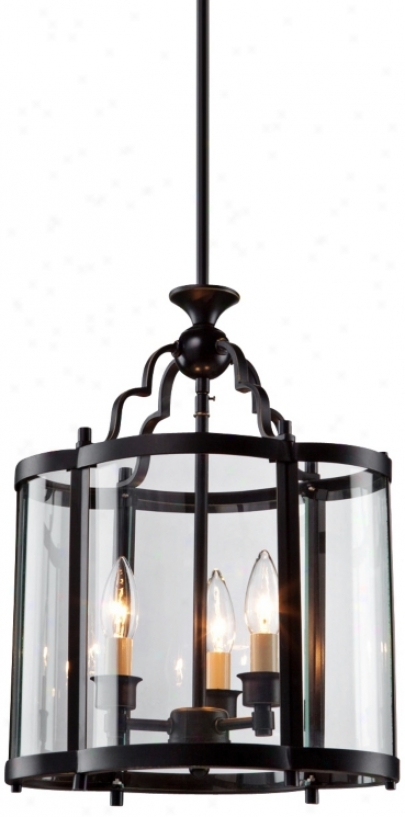 Artcraft Estate 17" High Dark Bronze Pendant Light (x2591)