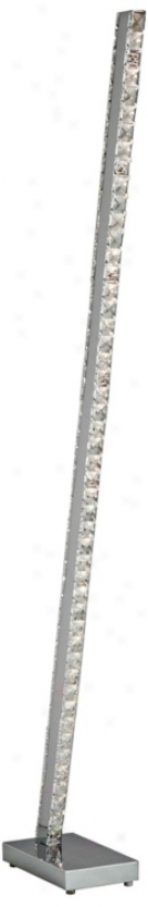 Artcraft Eternity Leaded Crystal Floor Lamp (w5679)