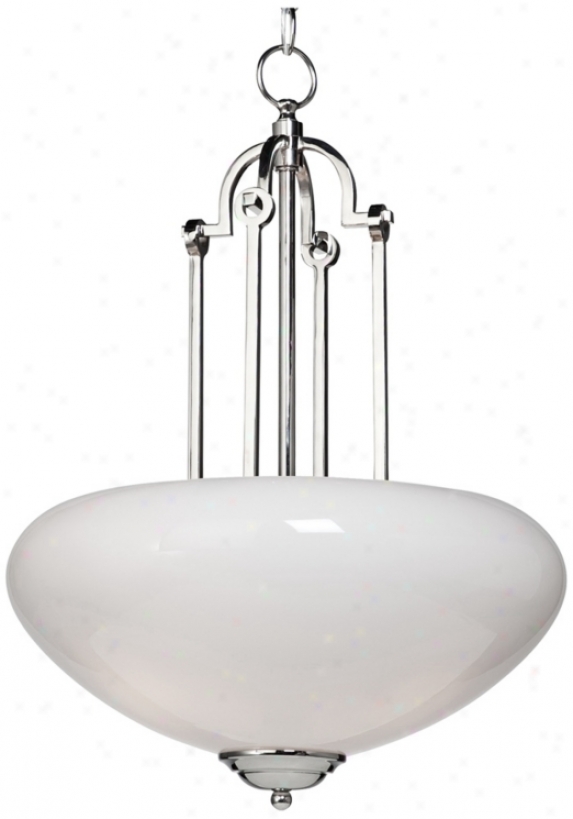 Artcraft Lincoln 16" Wide Opal Glass Pendant Light (x2617)