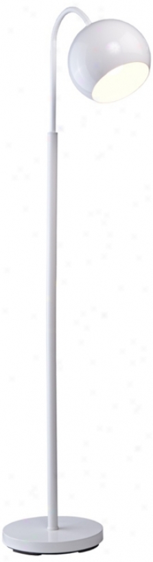 Artcraft On The Spot White Floor Lamp (w5741)