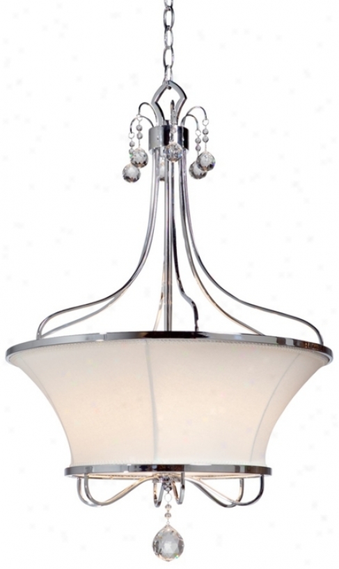 Artcraft Saint Tropez 20" Wide Chrome Chandelier (w4336)