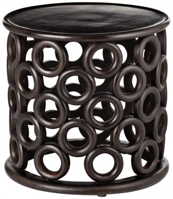 Artreiors Home Kamal Hand-carved Wood Sidetable (r8536)