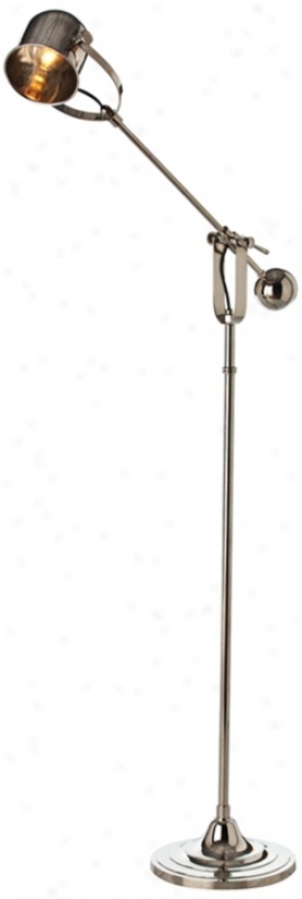 Arteriors Home Lane Polished Ncikel Adjustable Floor Lamp (r6116)