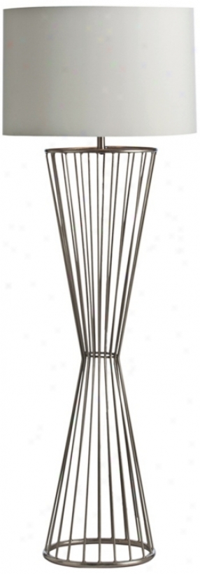 Arteriors Domicile NorahB rushed Nickel Floor Lamp (u2966)