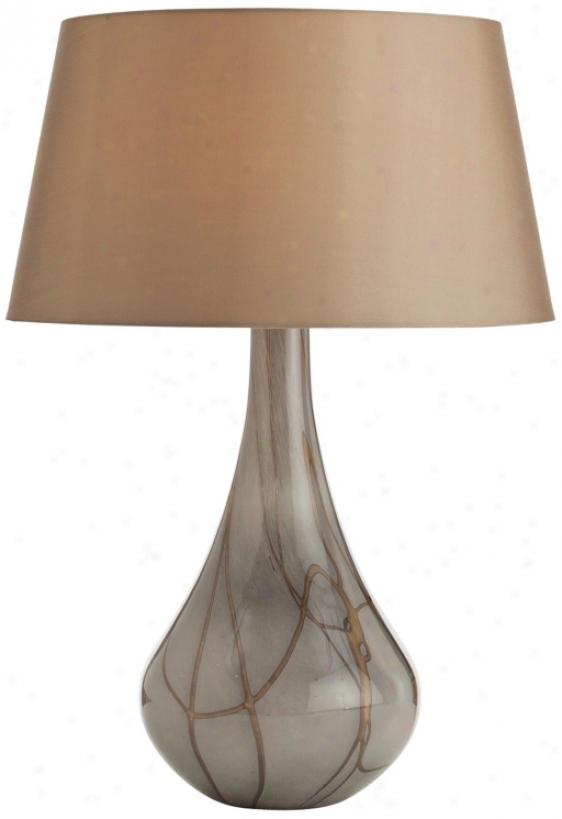 Arteriors Home Overton Caramel Smoke Glass Table Lamp (v5096)