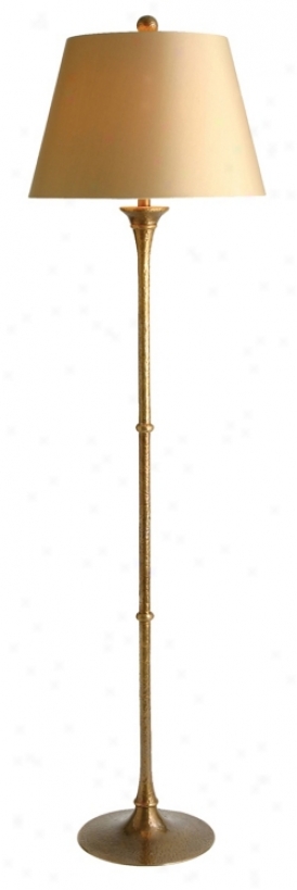 Arteriors Domicile Remy Vintage Brass Floor Lamp (61725)