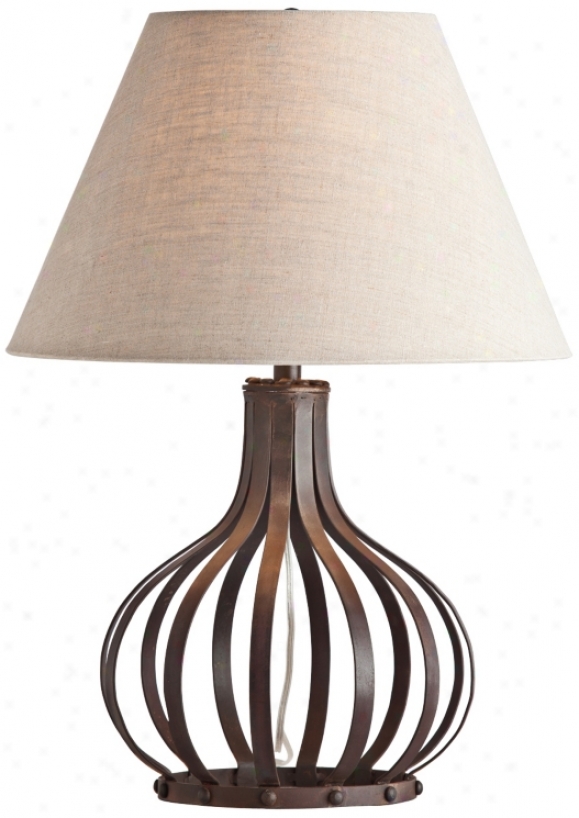 Arteriors Home Ryland Openwork Dark Iron Synopsis Lamp (v5068)