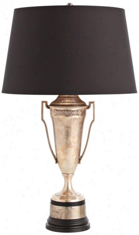 Arteriors Home Sampson Trophy Antique Silver Table Lamp (v5069)